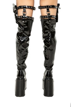 Load image into Gallery viewer, HEATHEN THIGH HIGH BOOT
