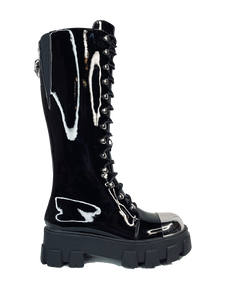 OBSIDIAN LACE UP BOOT